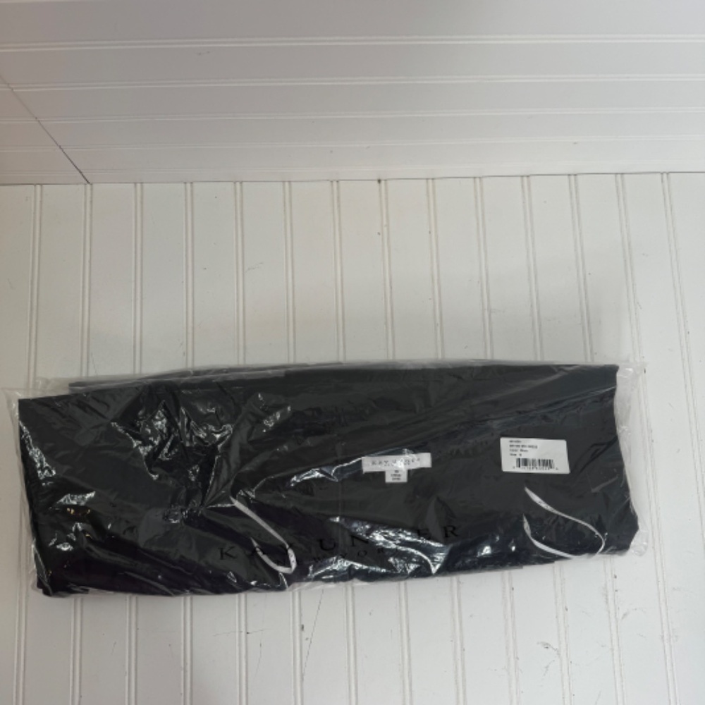 NEW SEALED IN BAG Kay Unger Brynn Midi Dress Size 16 Black - Picture 7 of 9